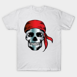 Hand drawn pirate skull T-Shirt